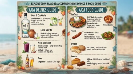 Goa drinks and food guide
